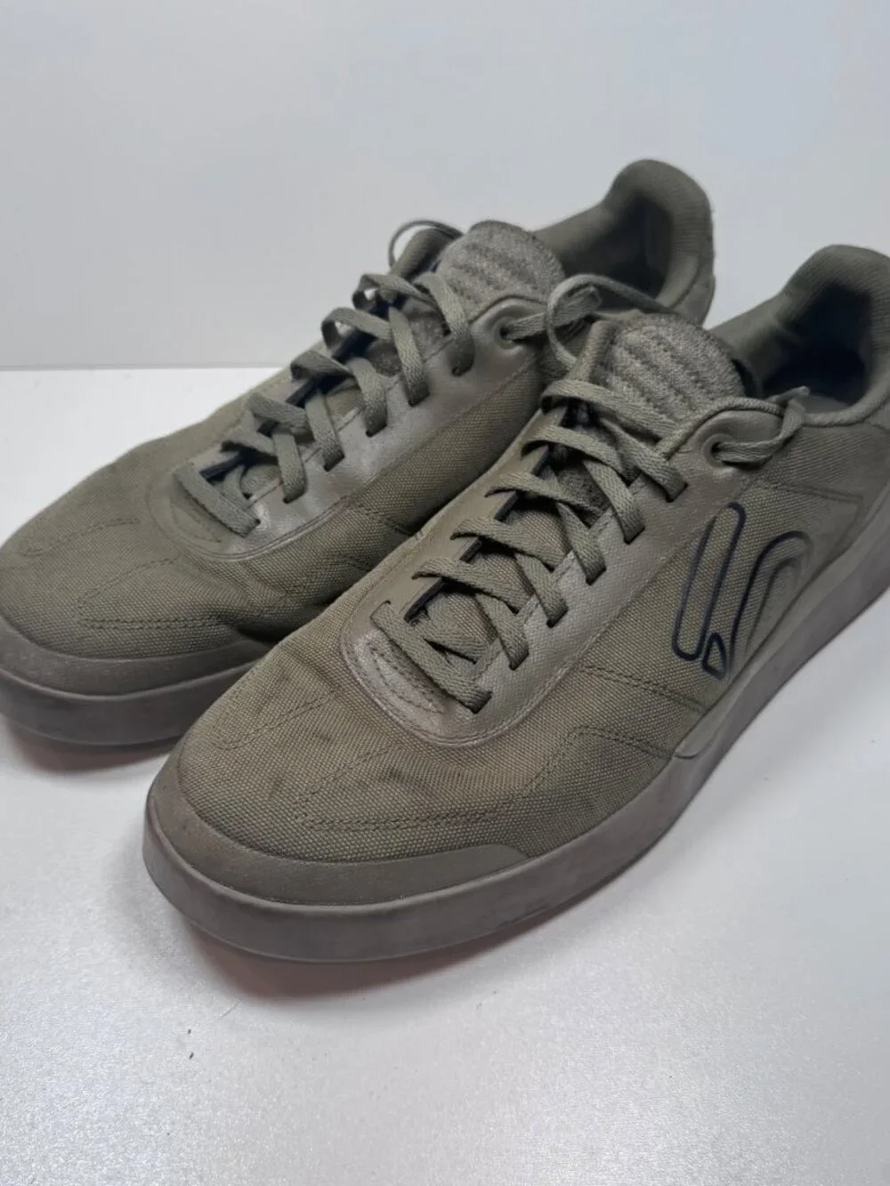 Adidas Five Ten Sleuth DLX Canvas MTB Flat Pedal Shoe Olive Men 11.5 Streatwear